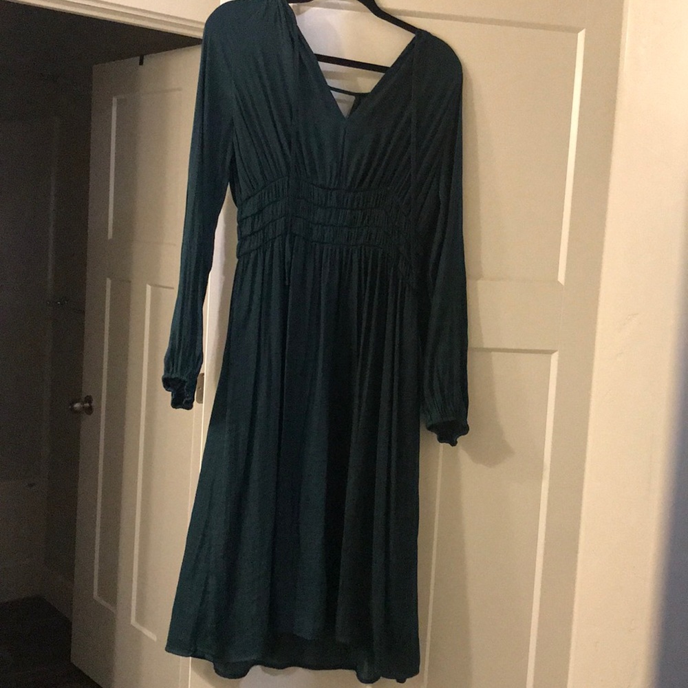 Deep forest green dress